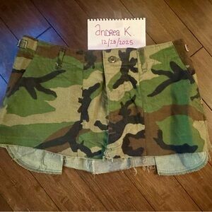 Urban Outfitters Camouflage Mini Skirt